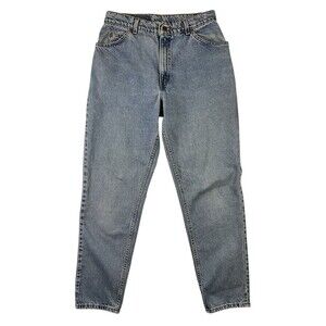 Levis Women's 951 Hi Rise Relaxed Tapered Jeans Size 12 Vintage 90s WHITE TAB